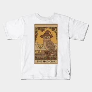 The Magician - Owls Tarot Kids T-Shirt